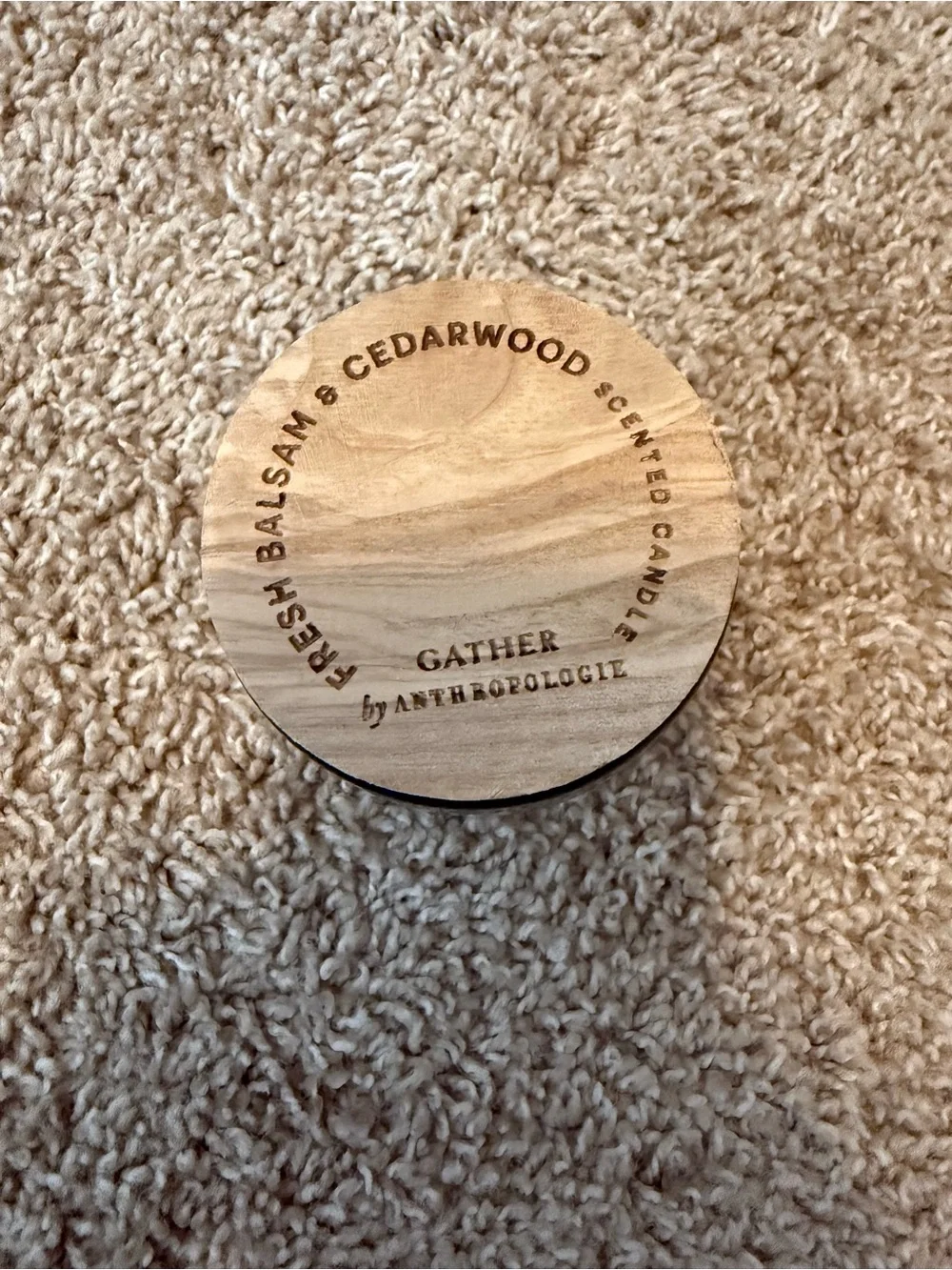 NWOT | Anthropologie Gather | Fresh Balsam & Cedarwood Scented Candle